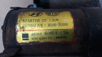 HYUNDAI IX35 2.0 DOHC G4KD STARTÉR 36100-2G000