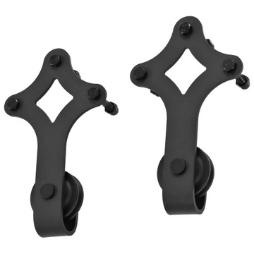 Drzwi przesuwne sosnowe 70x210 cm czarne