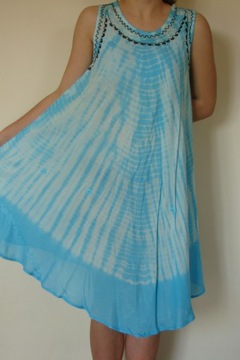 Nowość piękna sukienka indyjska lato plaża HIT.
