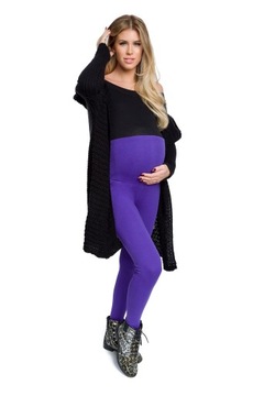 Legginsy CIĄŻOWE jesienno-zimowe bawełniane XL/42