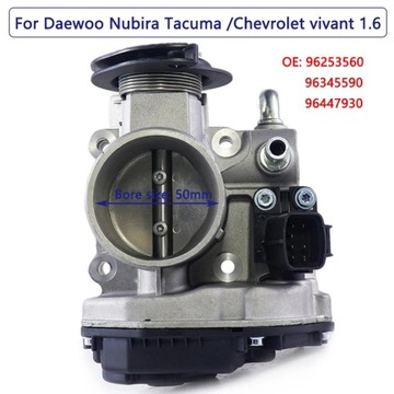 S1760 96345590 96253560 TĚLO ŠKRTÍCÍ KLAPKY PRO DAEWOO CHEVROLET REZZO TA