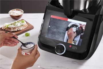САМЫЙ НОВЫЙ УМНЫЙ РОБОТ MONSIEUR CUISINE 8 ДЮЙМОВ LIDLOMIX WIFI 2024 PL, ЧЕРНЫЙ