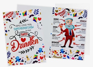 KARNET okolicznościowy na DZIEŃ BABCI i dla DZIADKA DZIADKÓW dziadkom babć