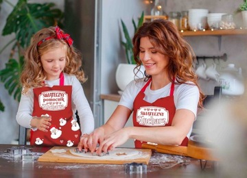 Кухонный фартук в виде рождественского подарка на день рождения