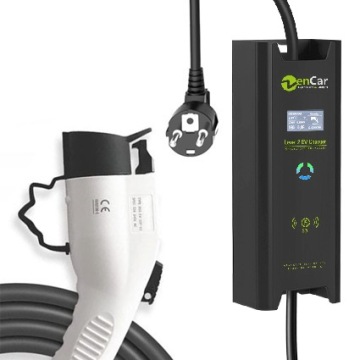 Nabíječka Zencar 3.6 kW type1, 230 V, pro auta z Usa Kanady, snímač teploty.