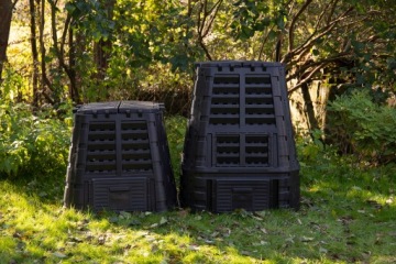 КРУГЛОГОДНЫЙ МОДУЛЬНЫЙ КОМПОСТЕР 860л Patrol Черный Вентиляция Орошение