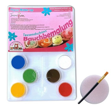 TAUSEND SCHON farbki do malowania brzucha x6