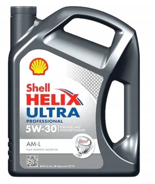 SHELL HELIX ULTRA PROFESSIONAL AM-L МАСЛО 5W30 5л