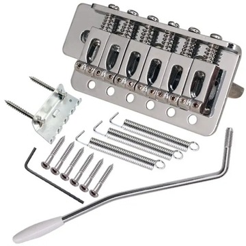 0СеребряныйНовый 6-струнный гитарный бридж седла для Fender Strat SQ ST Gi