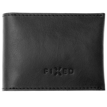 Fixed Leather Wallet Skórzany Markowy Portfel do Apple AirTag