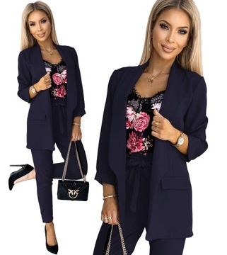 ELEGANCKI ŻAKIET MARYNARKA od KOMPLETU GARNITUR S