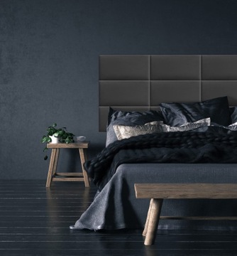 Мягкая панель Графит 90 х 30 см