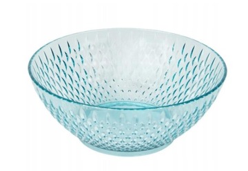 Miseczka salaterka ozdobna plastikowa niebieska 14,5x5.5 cm na przekąski
