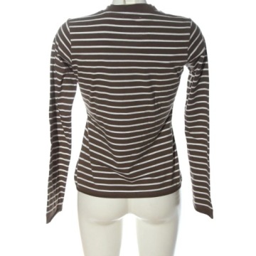 TCHIBO / TCM Футболка в полоску, размер EU 36, коричневая