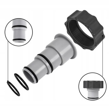 2 шт. АДАПТЕР ДЛЯ INTEX - АДАПТЕР ДЛЯ БАССЕЙННЫХ ШЛАНГОВ