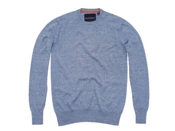 SUPERDRY Sweter Męski KASZMIR NOWY Model r M