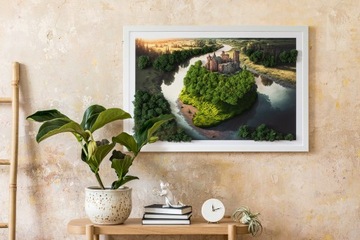 Картина мхом Замок на холме 60х40
