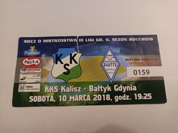 KKS KALISZ - BAŁTYK GDYNIA 10-03-2018