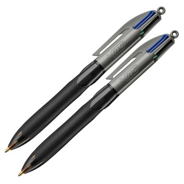 BIC ZESTAW 4COLOURS PRO GRIP DŁUGOPIS AUTOMATYCZNY 4 KOLORY SZKOLNY x2
