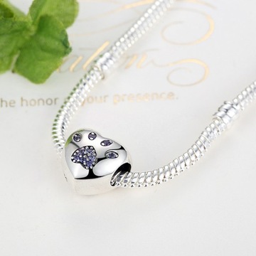 Подвеска-подвеска Heart Paw Paw, серебро S925