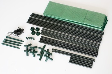 Теплица для томатов - 200x78x130/150 - зеленая