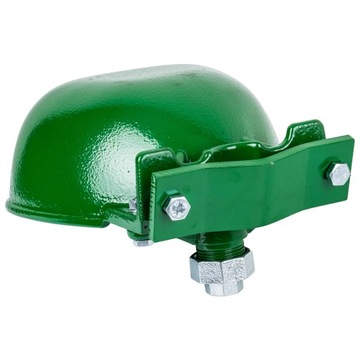 Поилка для КРС и лошадей с язычком, КОМПЛЕКТ 3л, чугун + ниппель + хомут