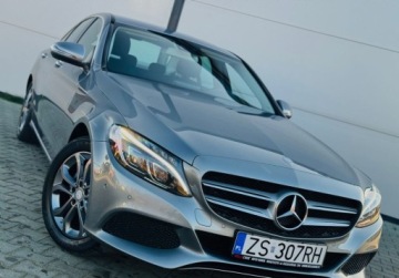 Mercedes Klasa C W205 Limuzyna 200 BlueTEC 136KM 2016 Mercedes-Benz Klasa C Avangarde Multi Led Navi Klimatronik Zarejestrowany, zdjęcie 8