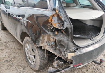 Mazda CX-7 2010 Mazda CX-7 2010r, 2.2 Diesel. 4x4. Lekko uszkodzony lewy tyl. Jezdzi., zdjęcie 13