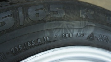 KOLA OK5335 VW TIGUAN 5X112 215/65/R16 ET33 6,5J16 STALOWE; ZIMNÍ