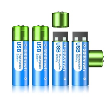 28 литий-ионных аккумуляторов типа АА 1,5 В с USB-портом для зарядки аккумулятора.
