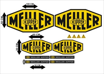 Naklejki MEILLER-KIPPER ZESTAW