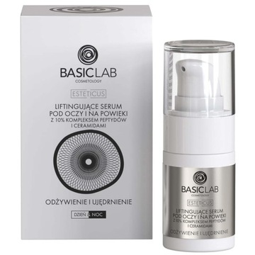 BasicLab liftingujące serum pod oczy i na powiekę