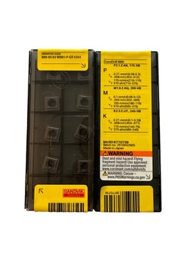 PŁYTKI WIDIOWE SANDVIK 880-0503W08H-P-GR 4344 ORYGINALNY PRODUKT