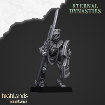 Ancient Guard with Halberd #3 Highlands Miniatures