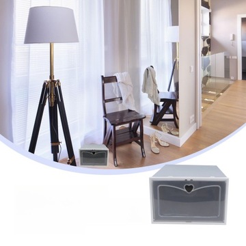 КОРОБКИ ДЛЯ ОБУВИ КРОССОВКИ ШКАФ ПЛАСТИКОВЫЙ КЕЙС 2 ШТ.