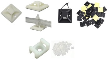 ЗАЖИМЫ ДЛЯ КАБЕЛЯ, ЧЕРНЫЕ, 100 ШТ. 140X3,6