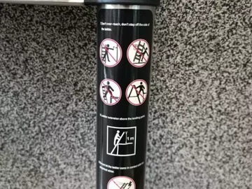 ЛЕСТНИЦА СТАЛЬНАЯ ТЕЛЕСКОПИЧЕСКАЯ 2,6М