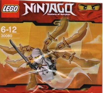 NOWA LEGO Figurka Ninjago - Zane The Golden Weapons njo001 , 30080 saszetka