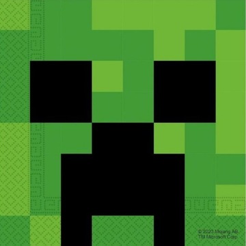 SERWETKI MINECRAFT papierowe urodzinowe 20SZT