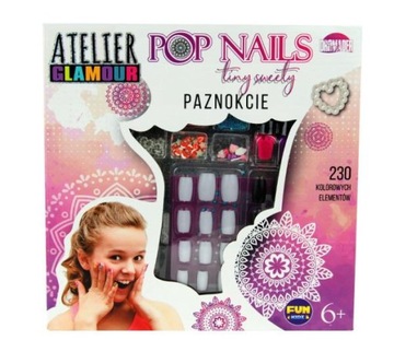 Atelier Glamour Paznokcie zestaw paznokci