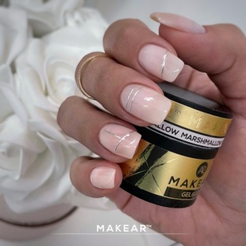 Makear GG02 Gel&Go Гель для наращивания ногтей без опилок Marshmallow 50мл