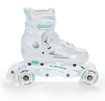 Роликовые коньки Коньки 4в1 RAVEN Spirit White/Mint 37-40