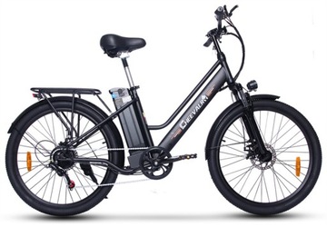 Электрический велосипед Cheevalry C26, 350 Вт, 32 км/ч, 100 км, 26*2,35 дюйма, женский/мужской