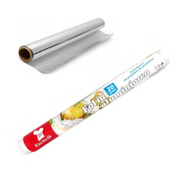 FOLIA ALUMINIOWA SPOŻYWCZA DO ŻYWNOŚCI 20M