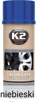 guma w sprayu 400 ml Color Flex K2 niebieski