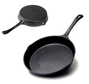 Patelnia Żeliwna Głęboka 20cm INDUKCJA GAZ PT13