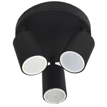 Lampa sufitowa SPOT 3xGU10 ruchoma FAR3O czarna