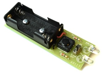 AR117 Mini latarka LED kit nauka elektroniki