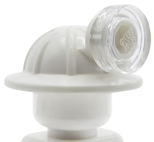 Lego kask górnika z lampą 98289 biały