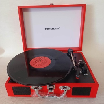 Проигрыватель Retro Advanced RTT21 Ricatech красный